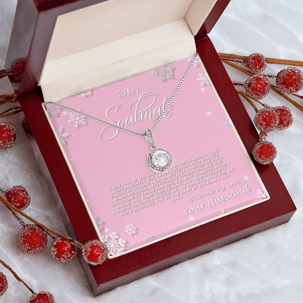 4006b Eternal Hope Necklace, Gift to My Soulmate with Beautiful Message Card