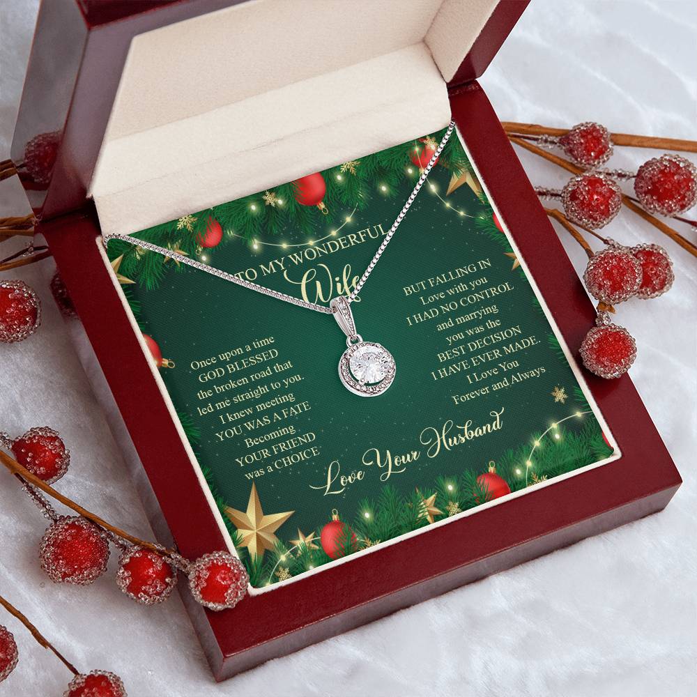 93045a Eternal Hope Necklace, Gift to My Wife with Beautiful Message Card