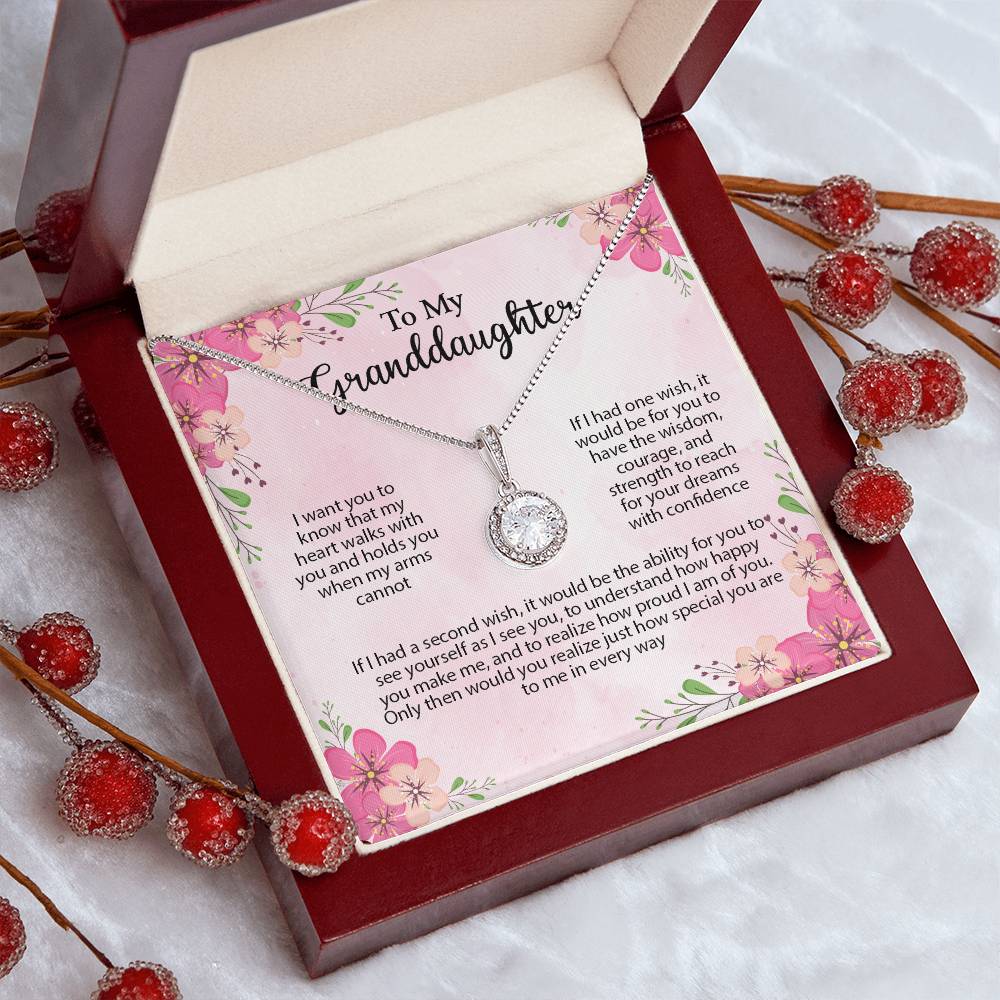 4035 Eternal Hope Necklace, Gift to my Granddaughter with Beautiful Message Card