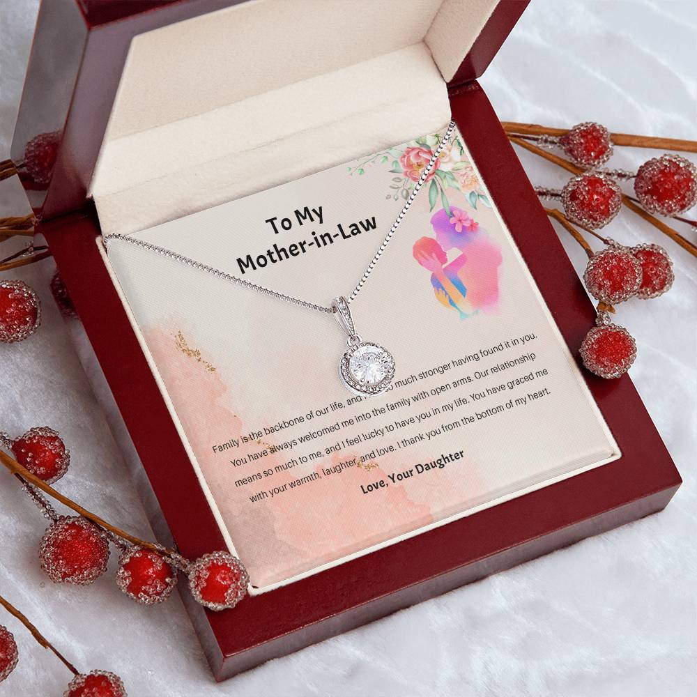 94689b Eternal Hope Necklace, Gift to my Stepmom with Beautiful Message Card