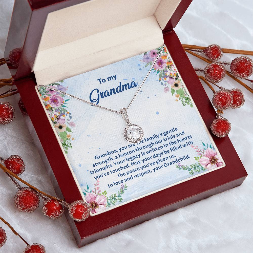 4038b Eternal Hope Necklace, Gift to my Grandma with Beautiful Message Card