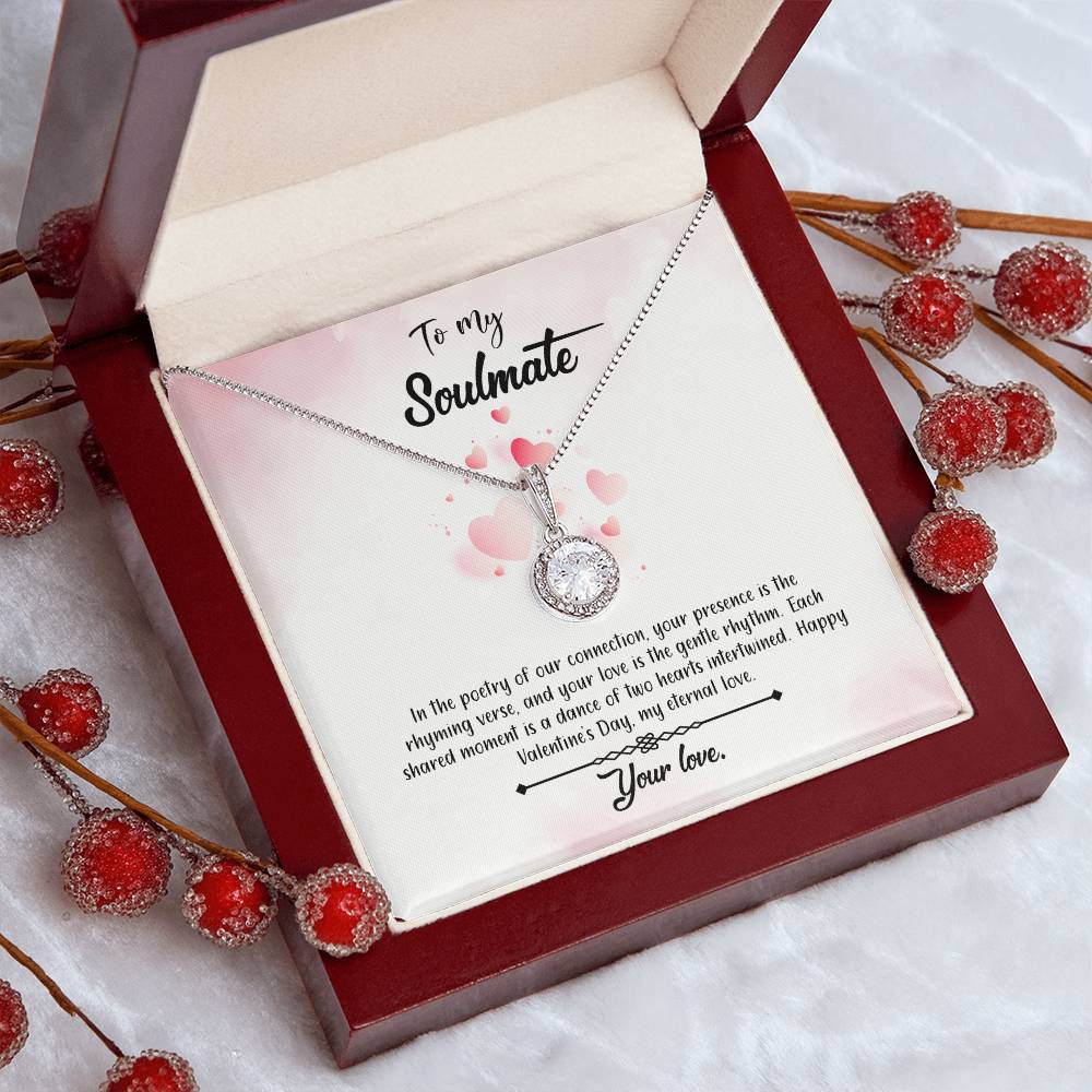 valentine-12b Eternal Hope Necklace, Gift to my Soulmate with Beautiful Message Card