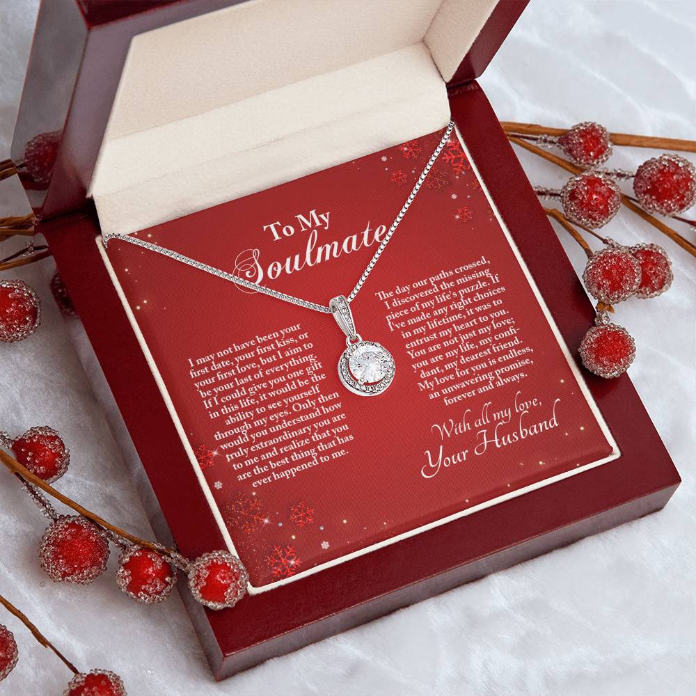 4005b Eternal Hope Necklace, Gift to My Soulmate with Beautiful Message Card