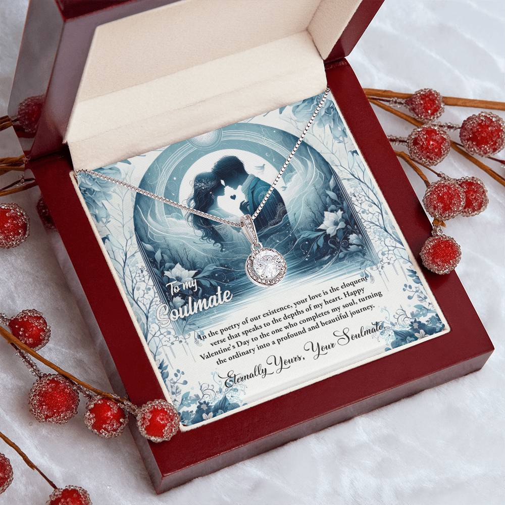 Valentine-st30b Eternal Hope Necklace, Gift to my Soulmate with Beautiful Message Card