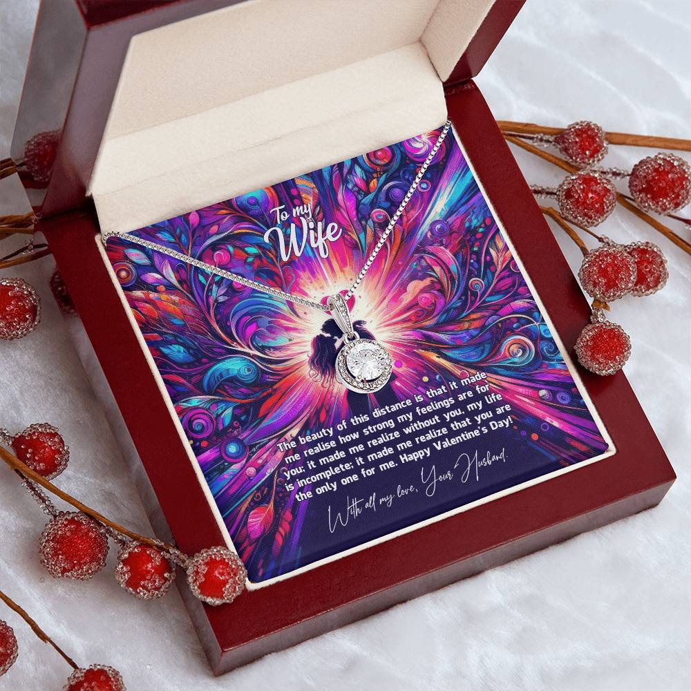 Valentine-st20a Eternal Hope Necklace, Gift to my Wife with Beautiful Message Card.