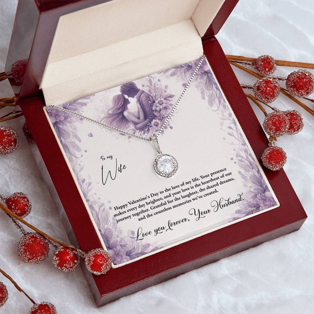 Valentine-st10a Eternal Hope Necklace, Gift to my Wife with Beautiful Message Card.