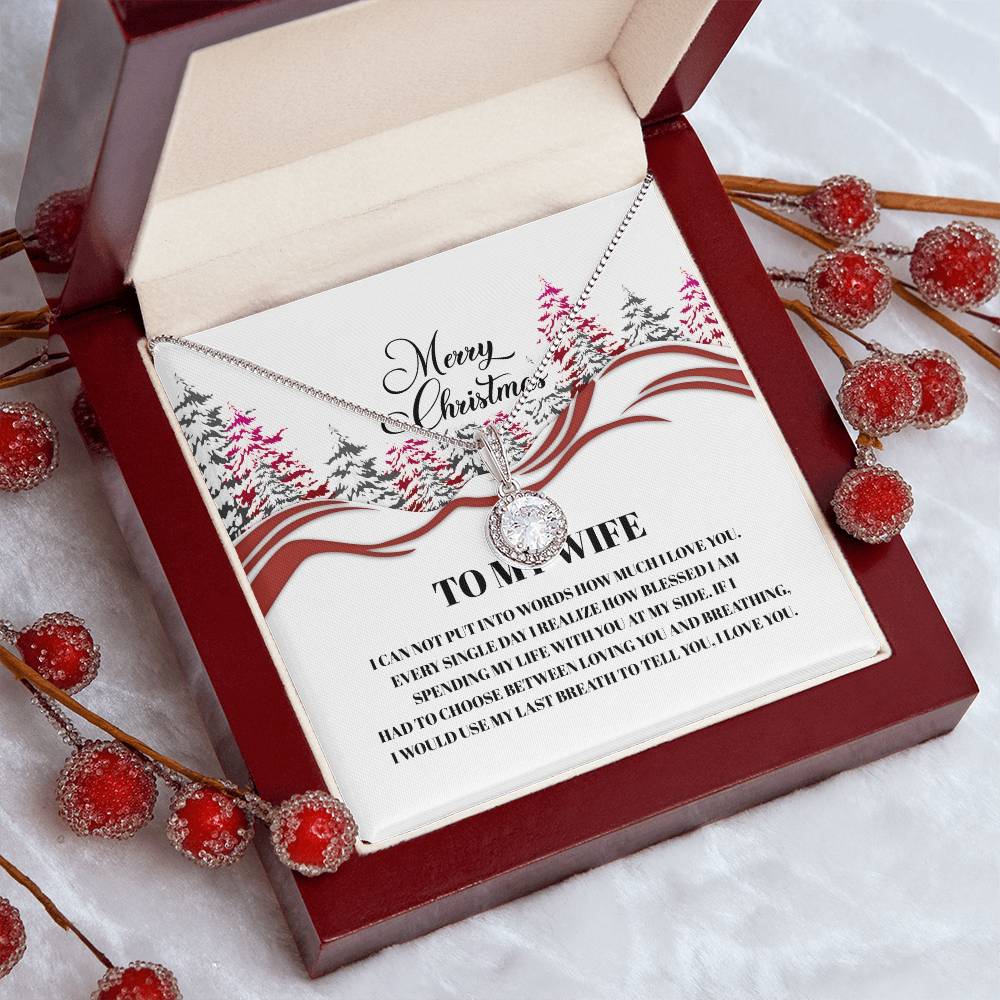 4016a Eternal Hope Necklace, Gift to My Wife with Beautiful Message Card