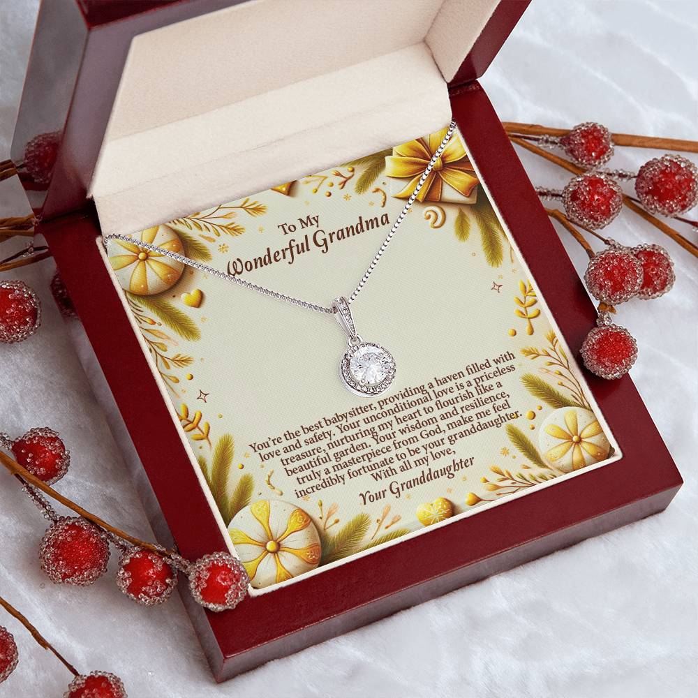 4056a Eternal Hope Necklace, Gift to my Grandma with Beautiful Message Card