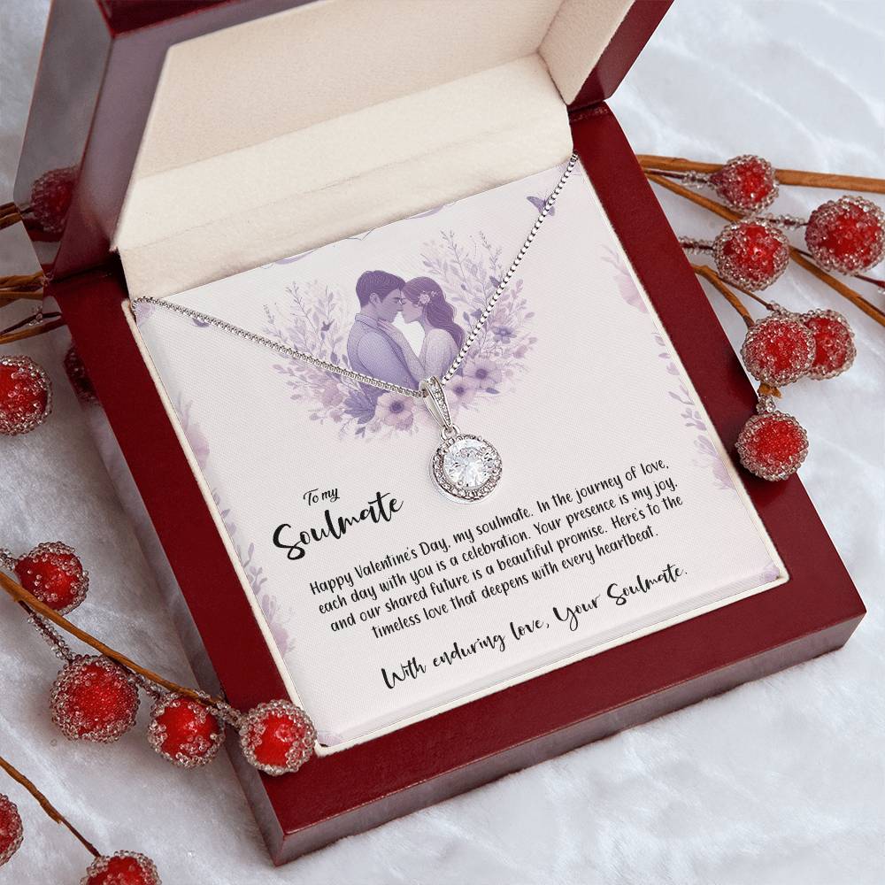 Valentine-st14b Eternal Hope Necklace, Gift to my Soulmate with Beautiful Message Card