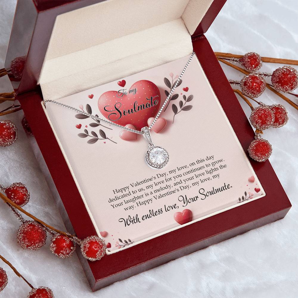 Valentine-st13b Eternal Hope Necklace, Gift to my Soulmate with Beautiful Message Card