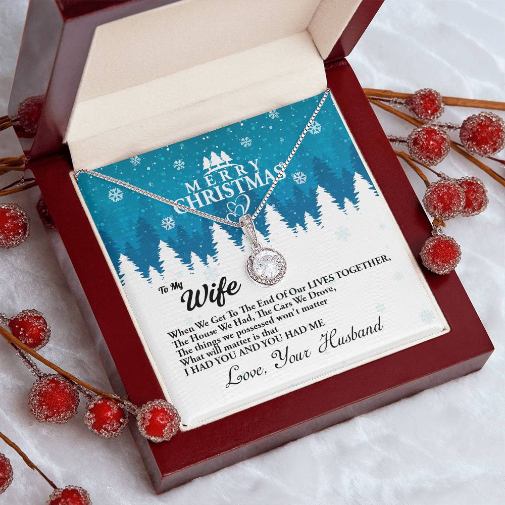 4010a Eternal Hope Necklace, Gift to My Wife with Beautiful Message Card