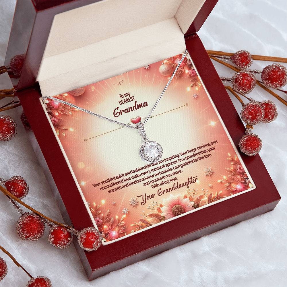 4051c Eternal Hope Necklace, Gift to my Grandma with Beautiful Message Card