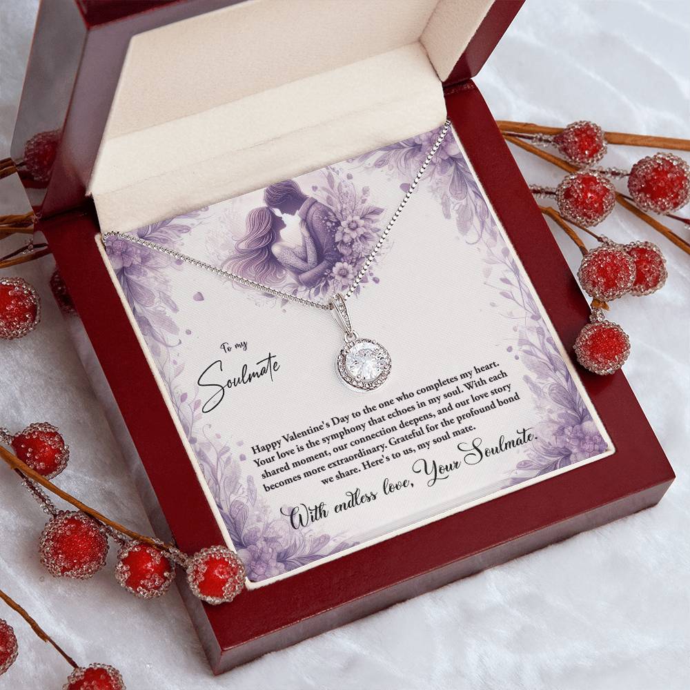 Valentine-st10b Eternal Hope Necklace, Gift to my Soulmate with Beautiful Message Card