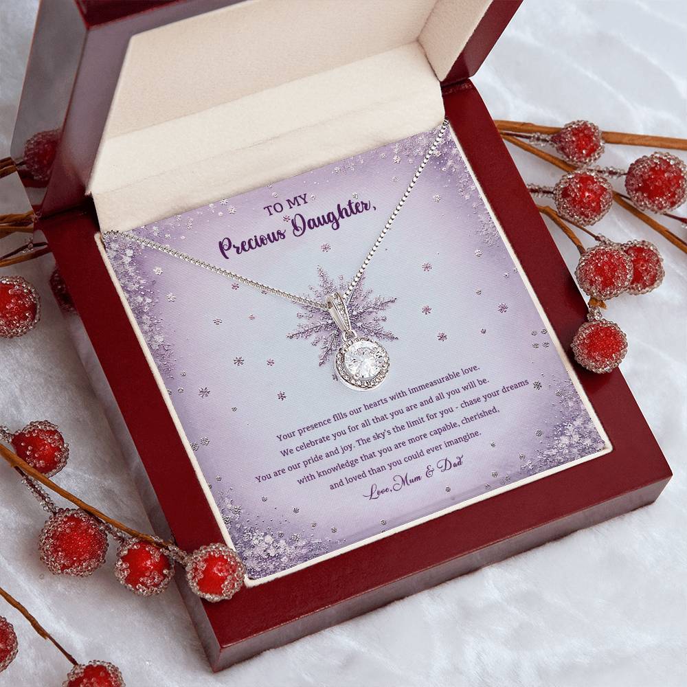 95314-c Eternal Hope Necklace, Gift to my Daughter with Beautiful Message Card