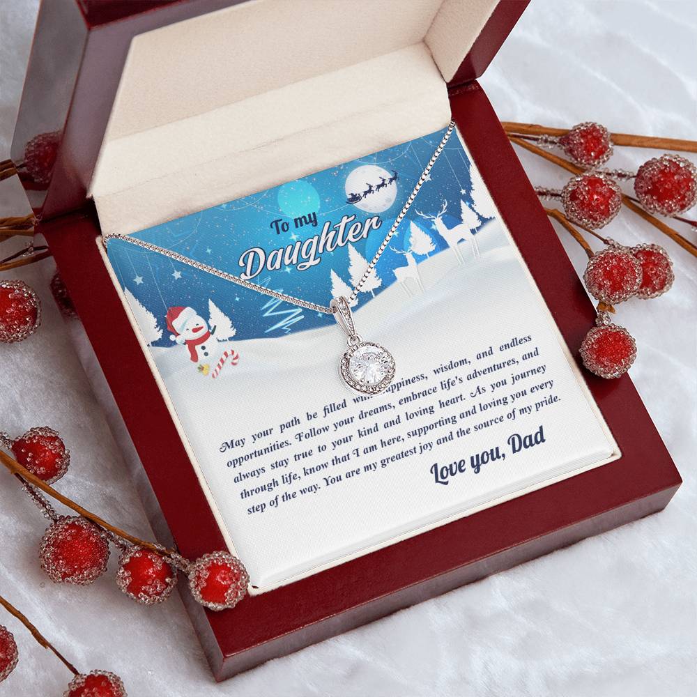 4008a Eternal Hope Necklace, Gift to my Daughter with Beautiful Message Card