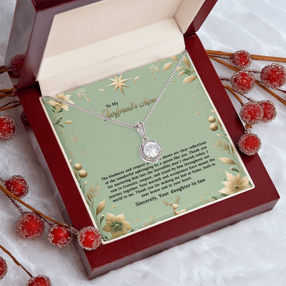 4047a Eternal Hope Necklace, Gift to my Boyfriend's Mom with Beautiful Message Card