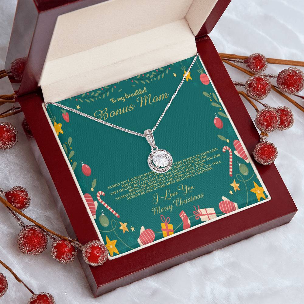 94098c Eternal Hope Necklace, Gift to my Stepmom with Beautiful Message Card