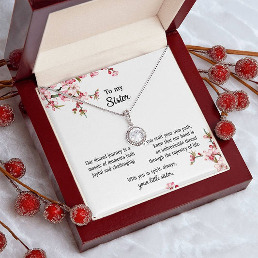 4039b Eternal Hope Necklace, Gift to my Sister with Beautiful Message Card