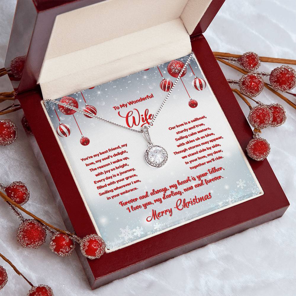 4012c Eternal Hope Necklace, Gift to My Wife with Beautiful Message Card