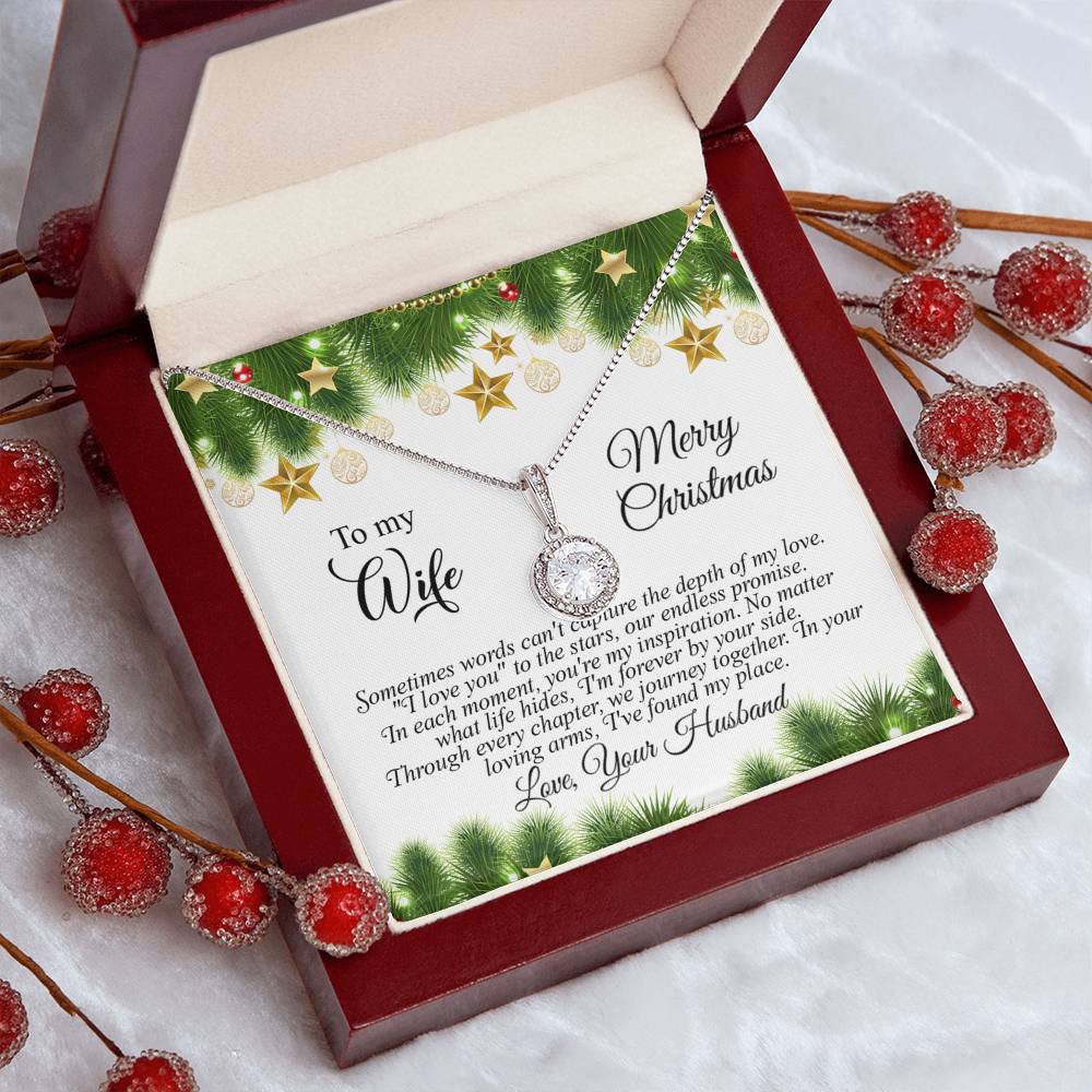 4004c Eternal Hope Necklace, Gift to My Wife with Beautiful Message Card