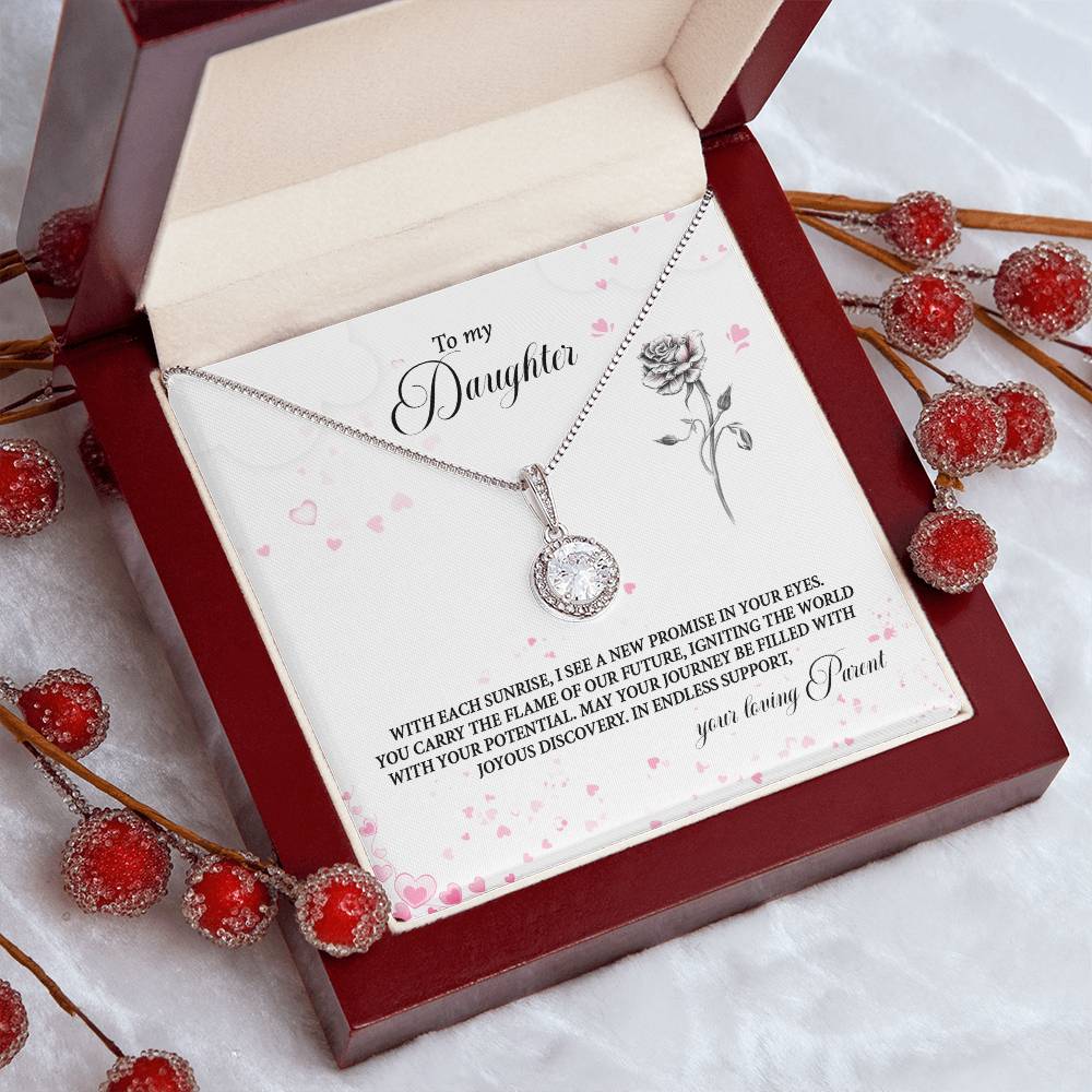 4037a Eternal Hope Necklace, Gift to my Daughter with Beautiful Message Card