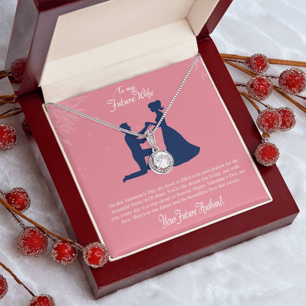 valentine-2d  Eternal Hope Necklace, Gift to my Future Wife with Beautiful Message Card