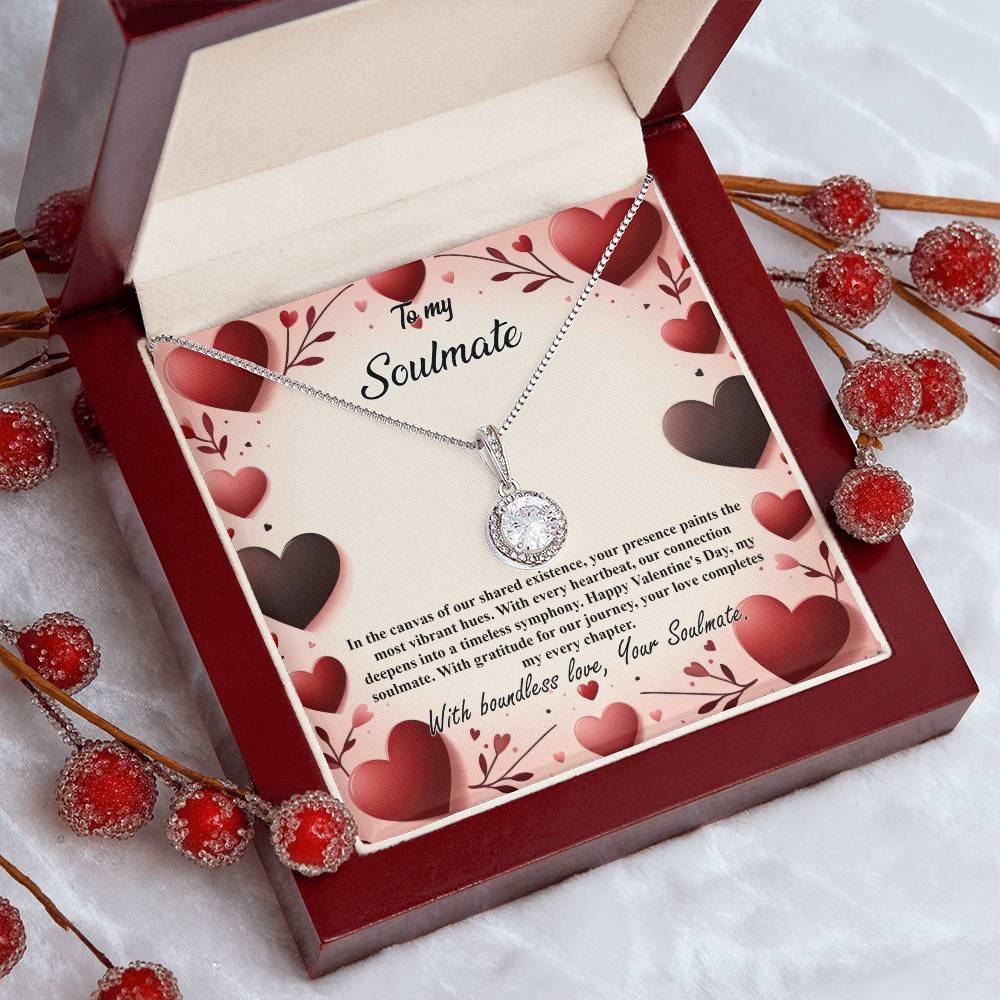 Valentine-st7b Eternal Hope Necklace, Gift to my Soulmate with Beautiful Message Card