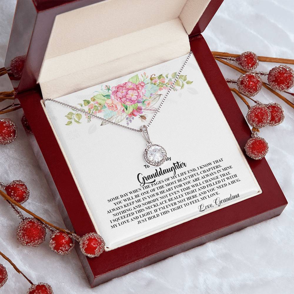 4026 b Eternal Hope Necklace, Gift to my Granddaughter with Beautiful Message Card