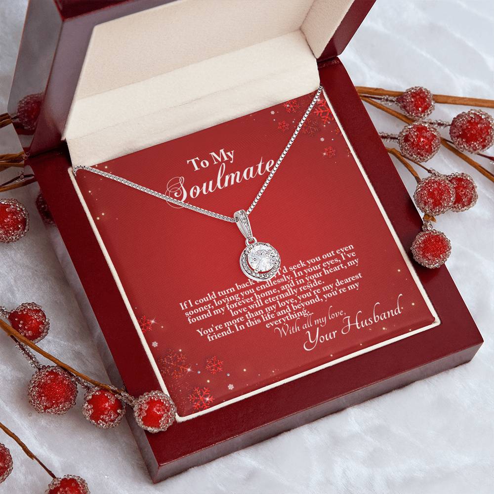 4005a Eternal Hope Necklace, Gift to My Soulmate with Beautiful Message Card