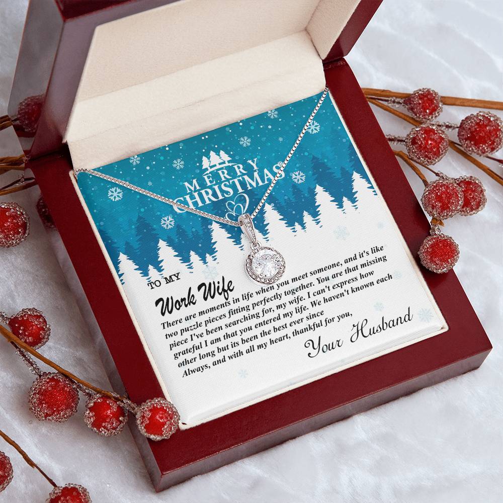 4010b Eternal Hope Necklace, Gift to My Wife with Beautiful Message Card