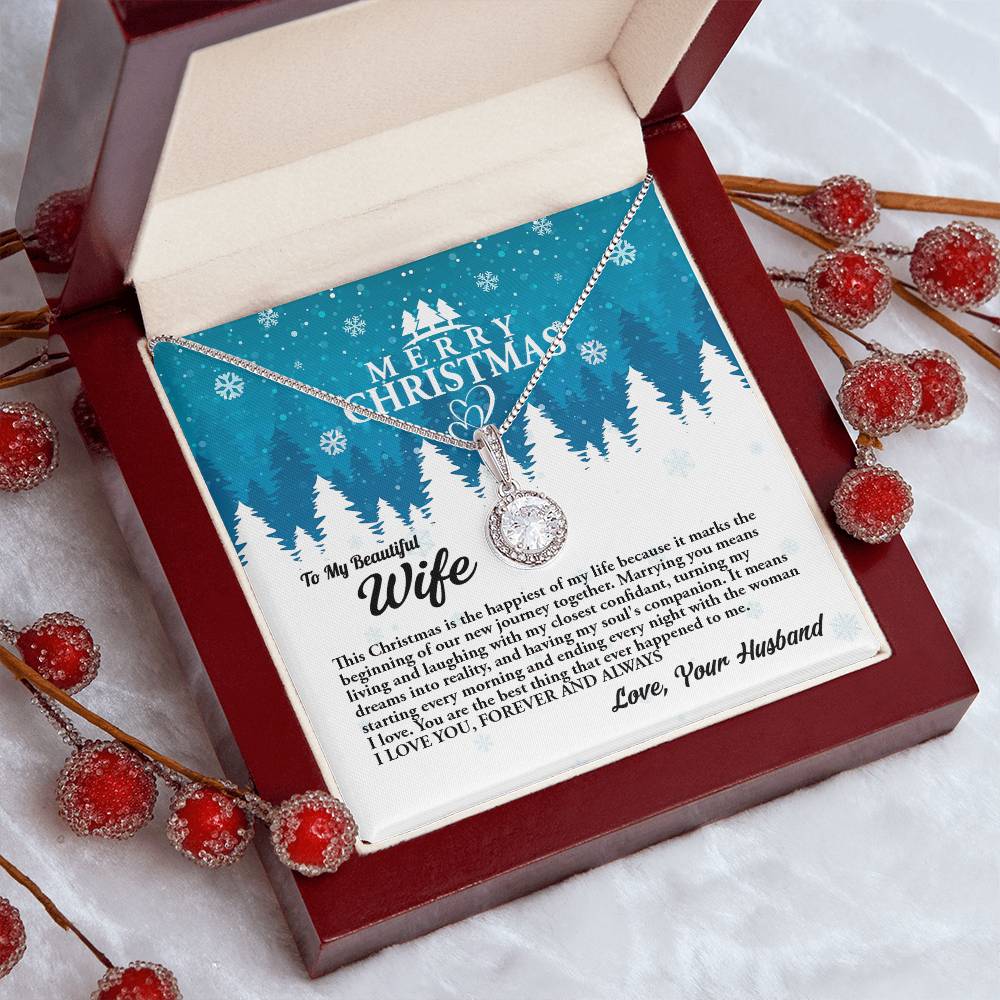 4010c Eternal Hope Necklace, Gift to My Wife with Beautiful Message Card