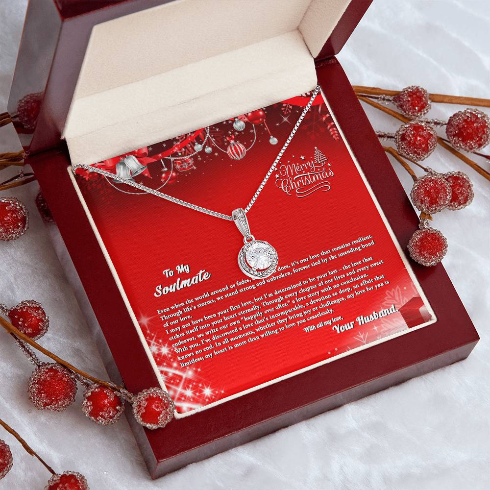 4007b Eternal Hope Necklace, Gift to My Soulmate with Beautiful Message Card