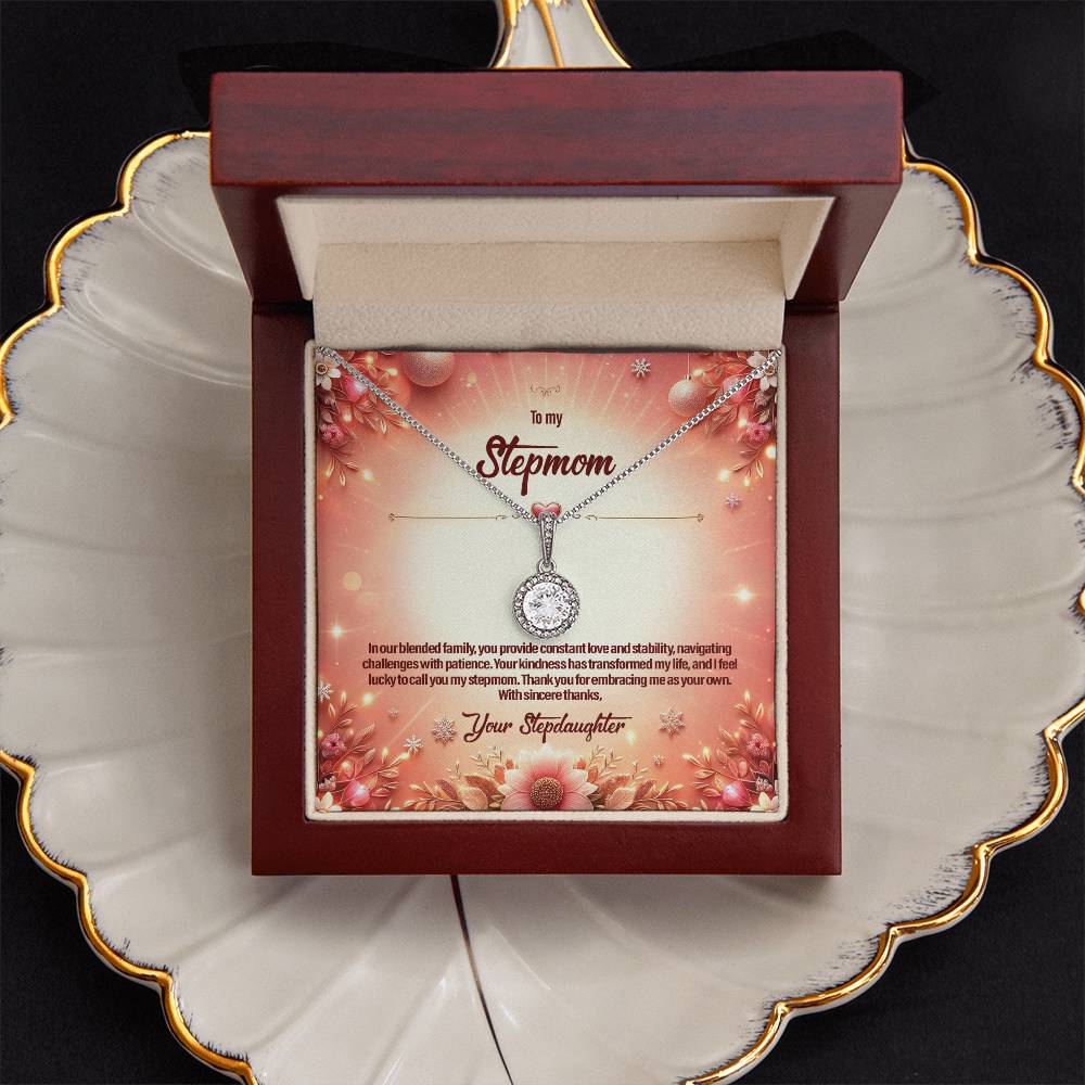 4051b Eternal Hope Necklace, Gift to my Stepmom with Beautiful Message Card