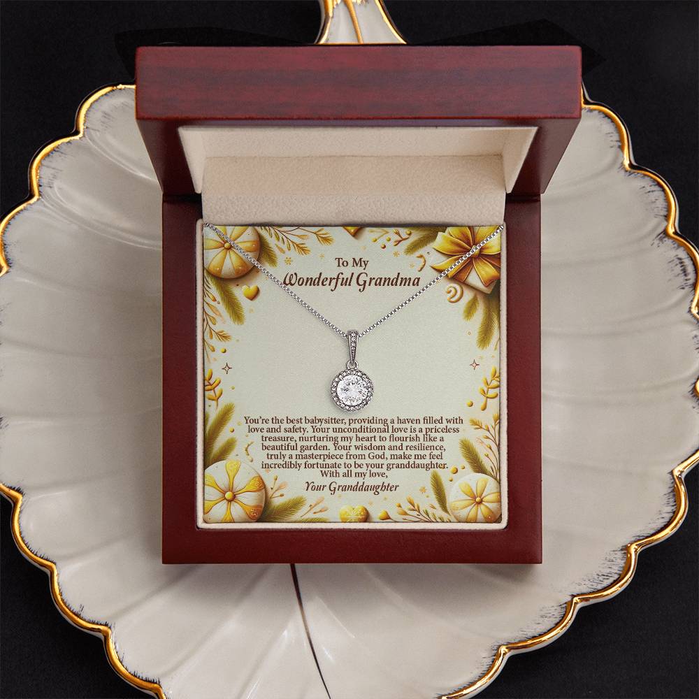 4056a Eternal Hope Necklace, Gift to my Grandma with Beautiful Message Card