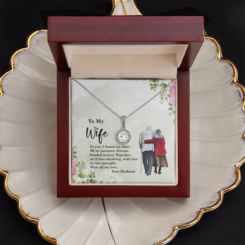 4028a Eternal Hope Necklace, Gift to My Wife with Beautiful Message Card