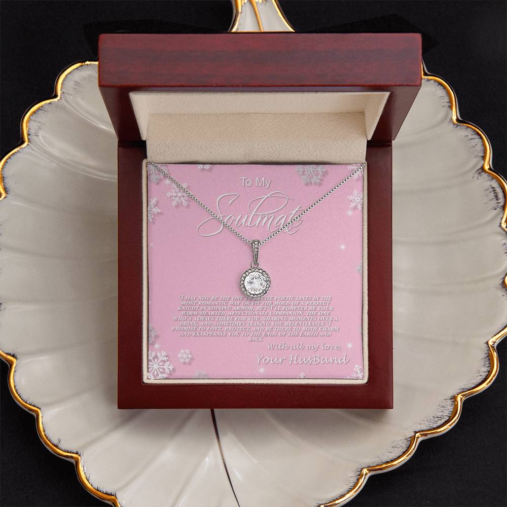 4006b Eternal Hope Necklace, Gift to My Soulmate with Beautiful Message Card