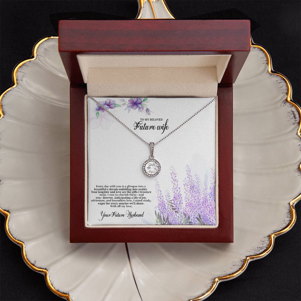 4030 (3) Eternal Hope Necklace, Gift to my Future Wife with Beautiful Message Card