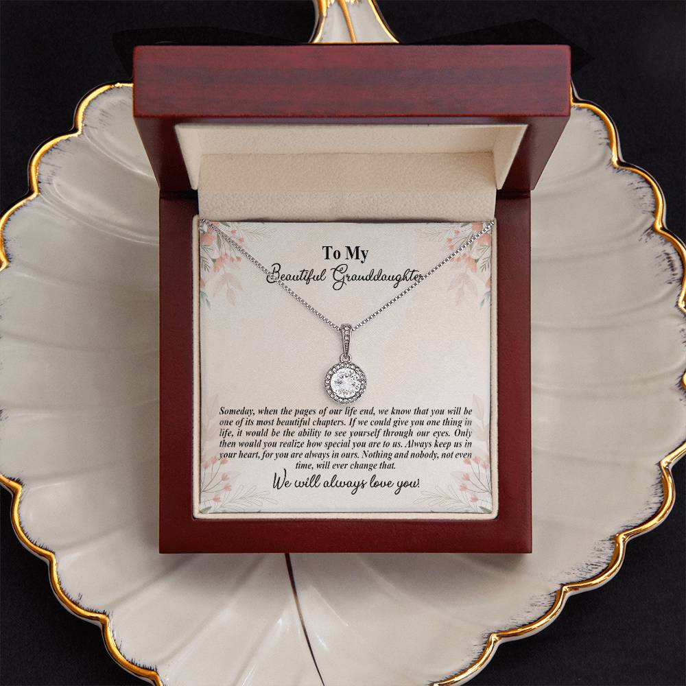 4025d Eternal Hope Necklace, Gift to my Granddaughter with Beautiful Message Card