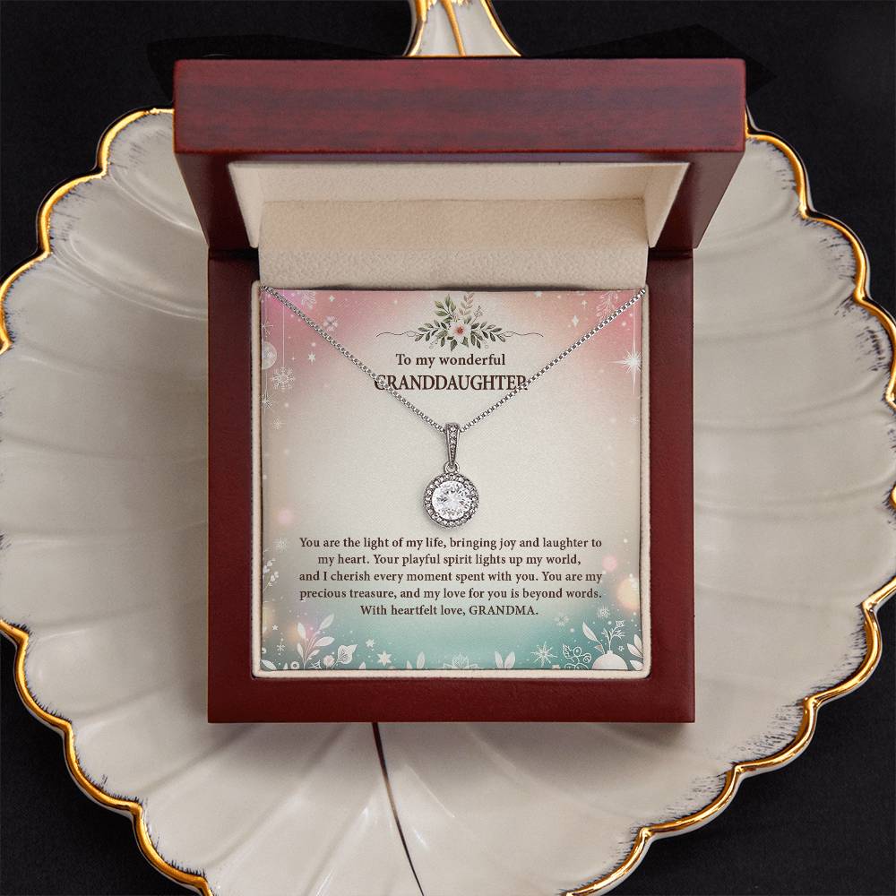 4057a Eternal Hope Necklace, Gift to my Granddaughter with Beautiful Message Card