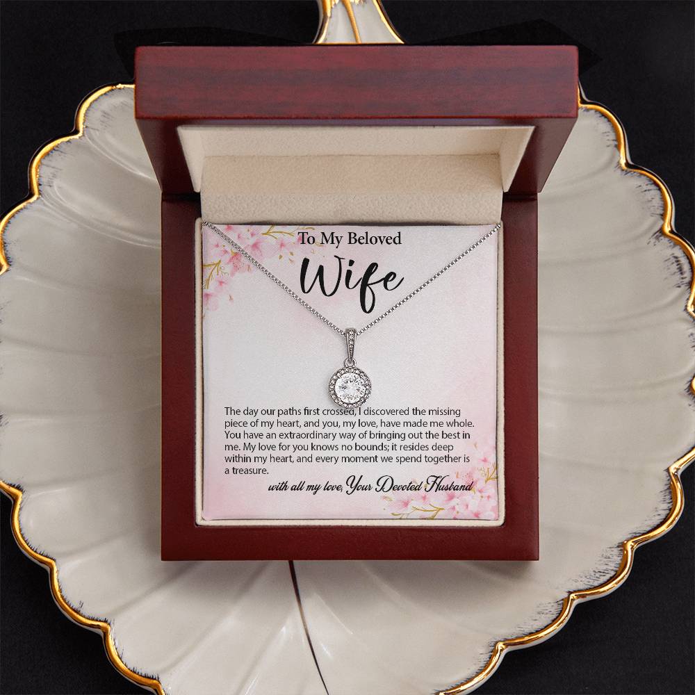 4029a Eternal Hope Necklace, Gift to My Wife with Beautiful Message Card