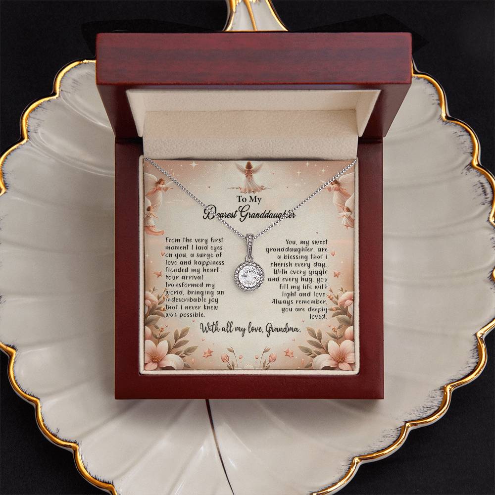 4052a Eternal Hope Necklace, Gift to my Granddaughter with Beautiful Message Card