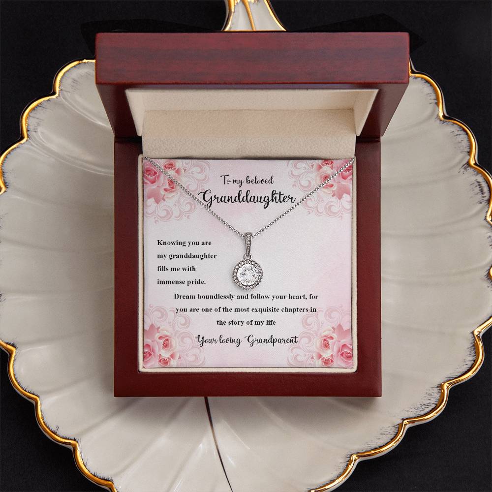 4036a Eternal Hope Necklace, Gift to my Granddaughter with Beautiful Message Card