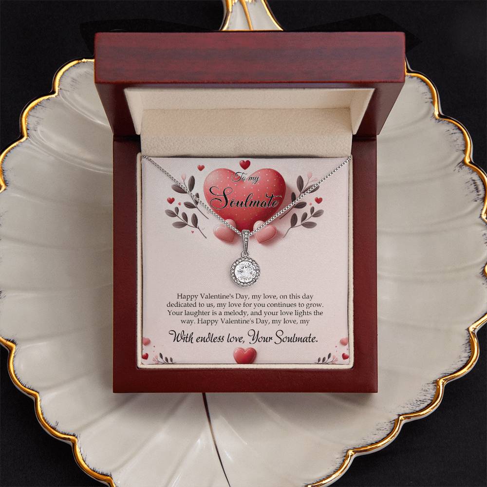 Valentine-st13b Eternal Hope Necklace, Gift to my Soulmate with Beautiful Message Card