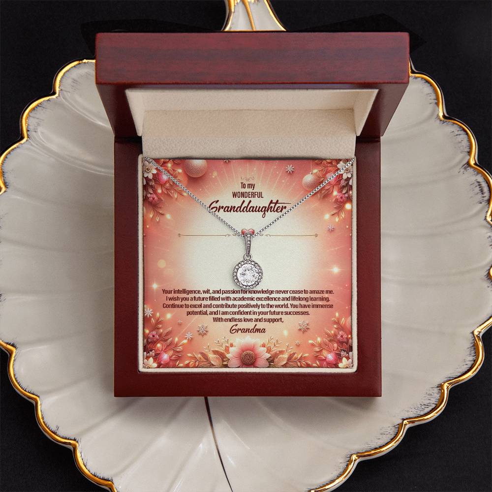 4051a Eternal Hope Necklace, Gift to my Granddaughter with Beautiful Message Card