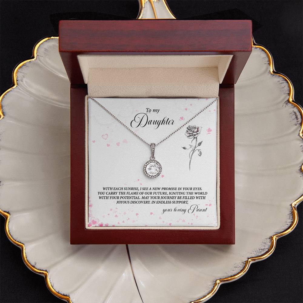 4037a Eternal Hope Necklace, Gift to my Daughter with Beautiful Message Card