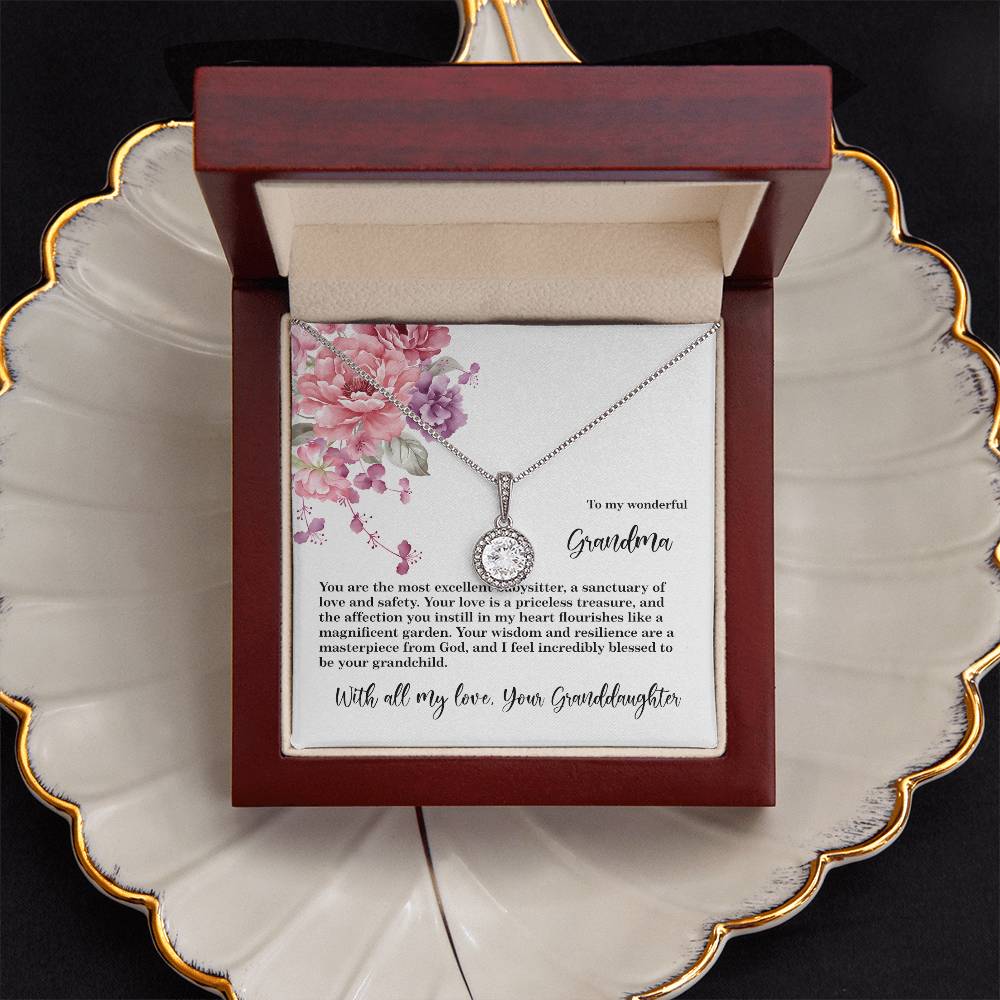 4027d Eternal Hope Necklace, Gift to my Grandma with Beautiful Message Card