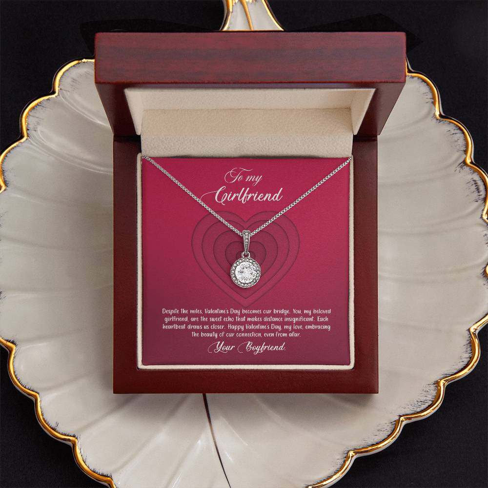 valentine-9c Eternal Hope Necklace, Gift to my Girlfriend with Beautiful Message Card