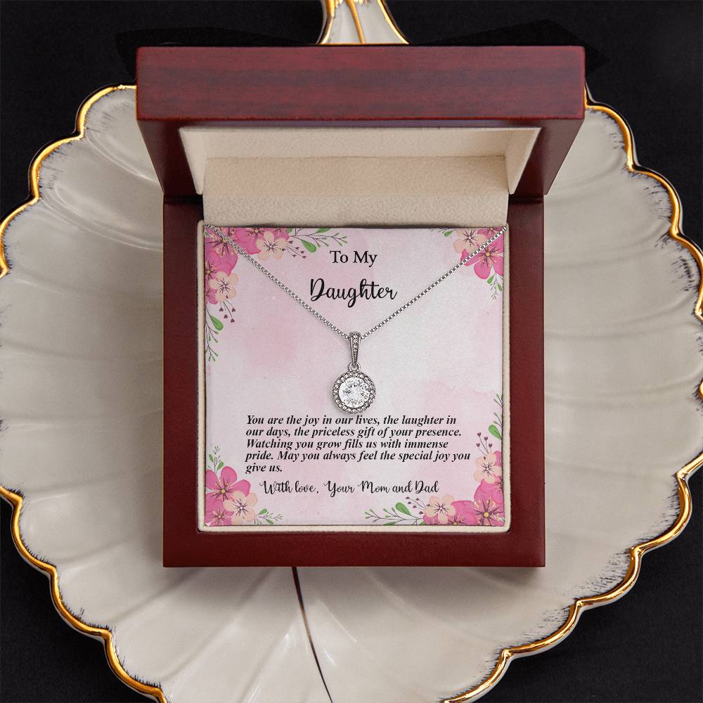 4035c Eternal Hope Necklace, Gift to my Daughter with Beautiful Message Card