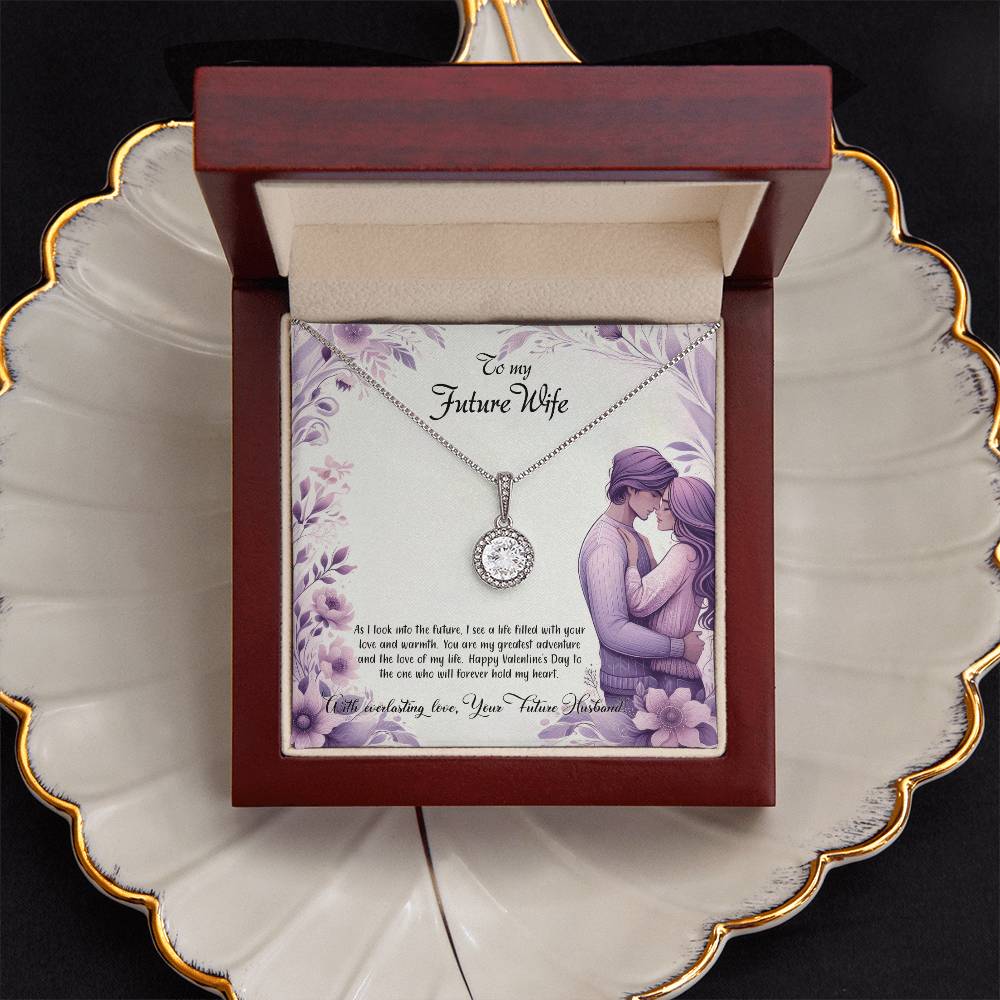 Valentine-st25d  Eternal Hope Necklace, Gift to my Future Wife with Beautiful Message Card