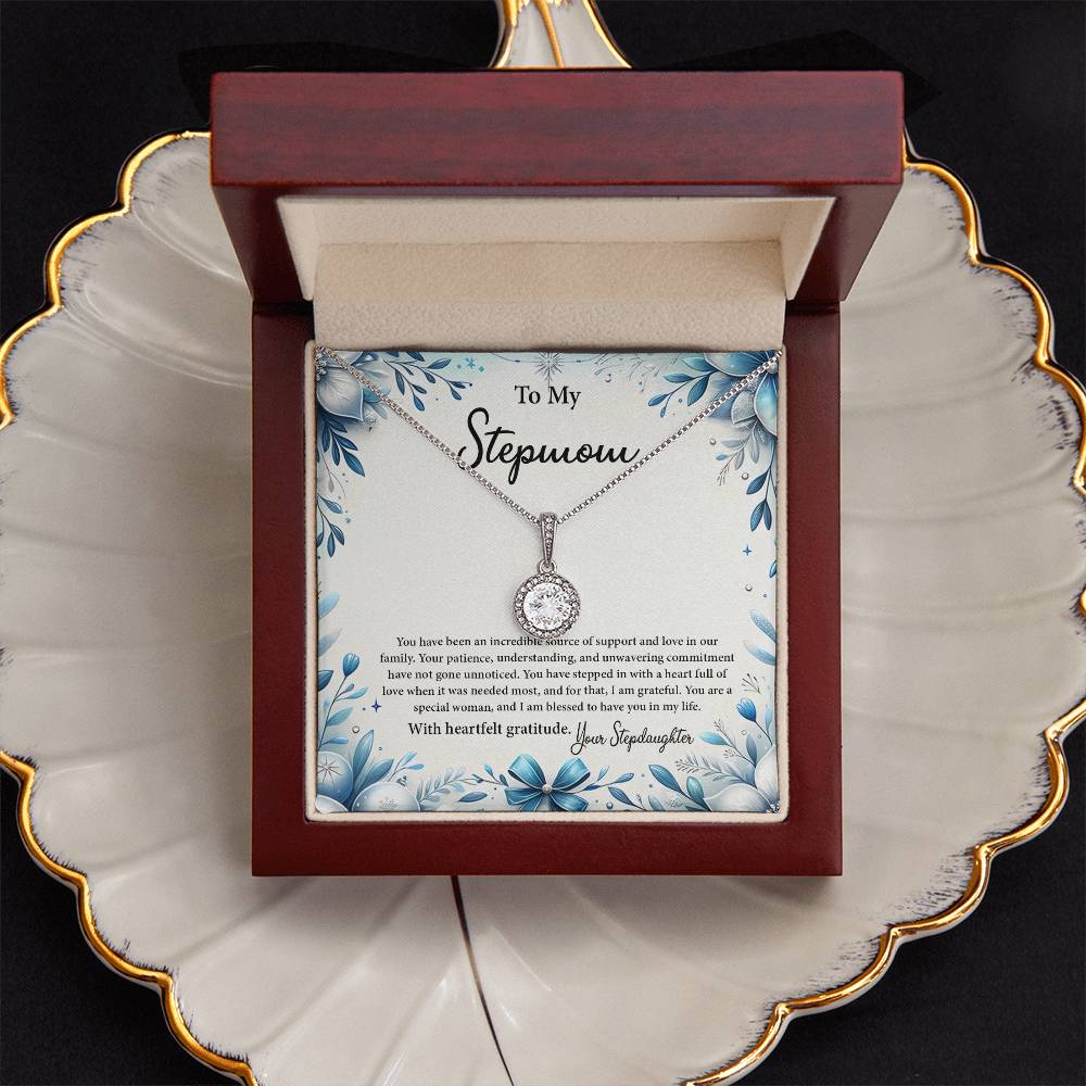 4050b Eternal Hope Necklace, Gift to my Stepmom with Beautiful Message Card